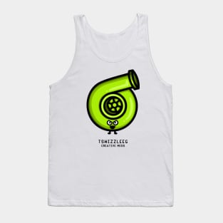 Meanest Turbo - Lime Green Tank Top